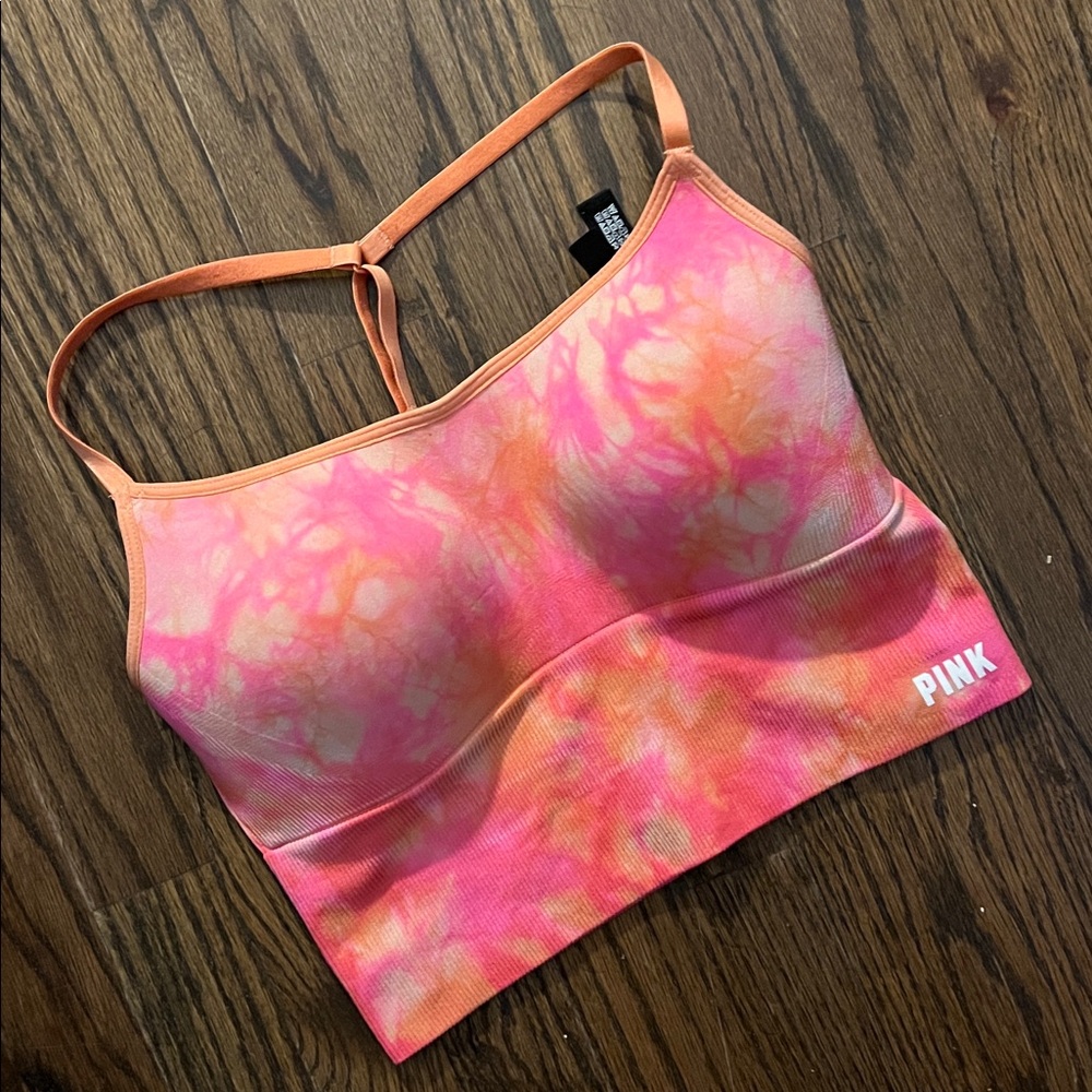 NWOT* VS Pink Active Tie-Dye Yoga Top/Bra